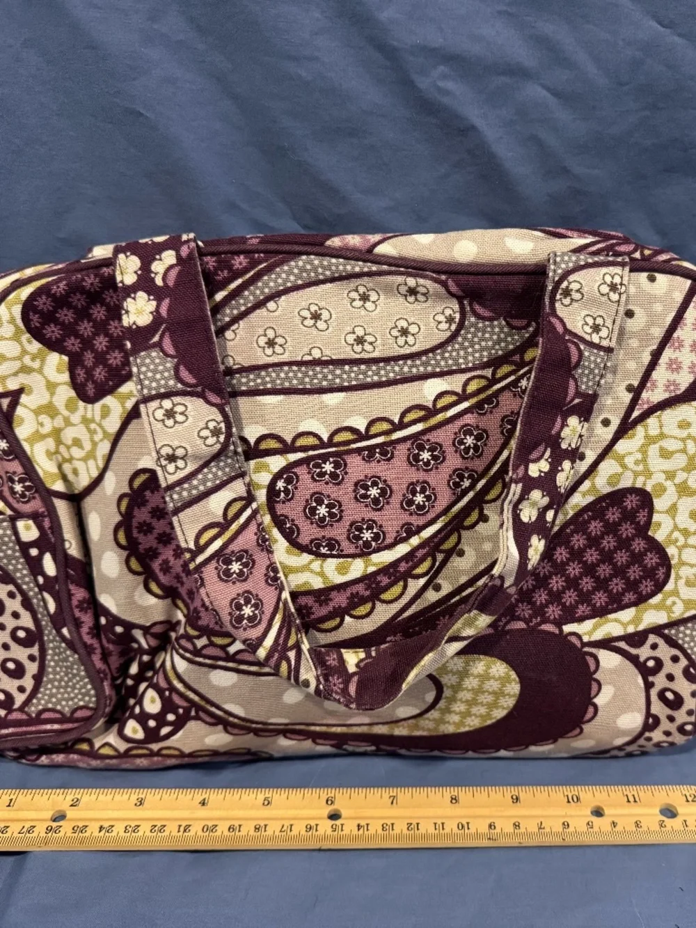 Thirty One Toiletry Bag Purple Paisley